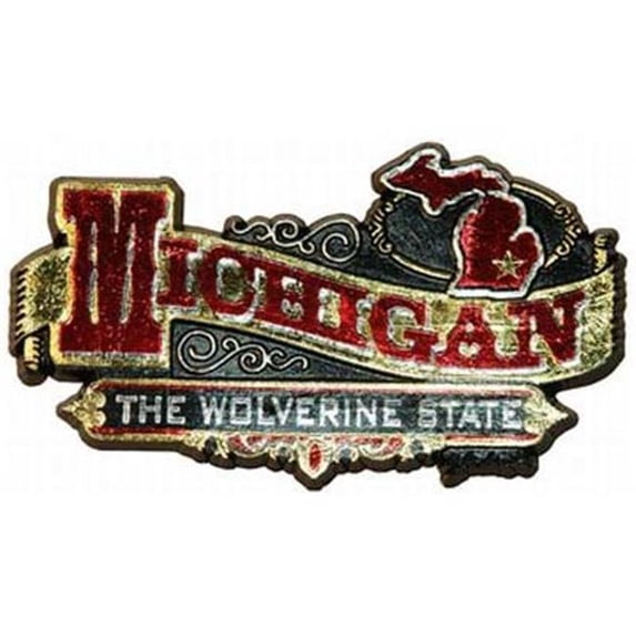 DDI 381882 Michigan Magnet- 2D Banner Case Of 72
