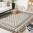 thumbnail image 2 of SAFAVIEH Kilim Bora Geometric Area Rug, Ivory/Grey, 7' x 7' Square, 2 of 11