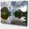 thumbnail image 2 of Highland Mirrored in Calm Waters - Landscape Canvas Art Print, 2 of 3