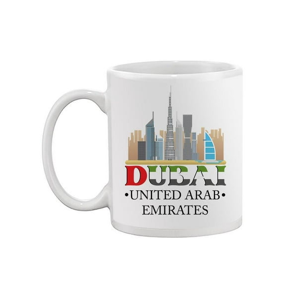 Dubai Cityscape Mug - SPIdeals Designs,