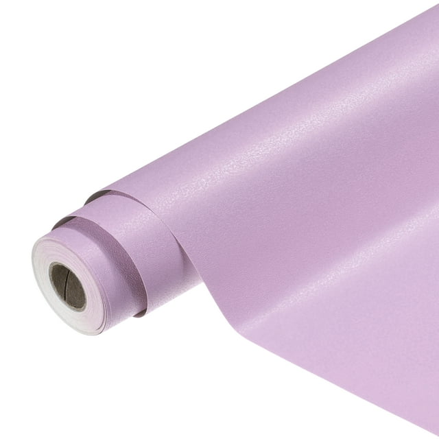 Uxcell Papel Tapiz Autoadhesivo 22" x 197" Papel de Pared Impermeable Frosted Morado