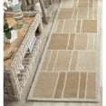 thumbnail image 2 of SAFAVIEH Martha Stewart Blocks Geometric Wool Area Rug, Camel/Ivory, 5' x 8', 2 of 8