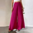 thumbnail image 4 of LEKODE Pant Straight Leg Pants Pants for Women Loose Fit Running Pants Women Golf Pants High Waisted Pants for Women Travel Pants Women Plus Size Pants Hot Pink L, 4 of 5