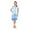 Blue Check, variant on Womens Nightgowns Sleepwear Soft Pajama Dress Nightshirts