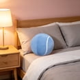 thumbnail image 4 of MMJ Simulated Tennis Ball Cushion Decorative Soft Plush Round Pillow for Home Sofa Chair Car Office Nap 7.87in, 4 of 6