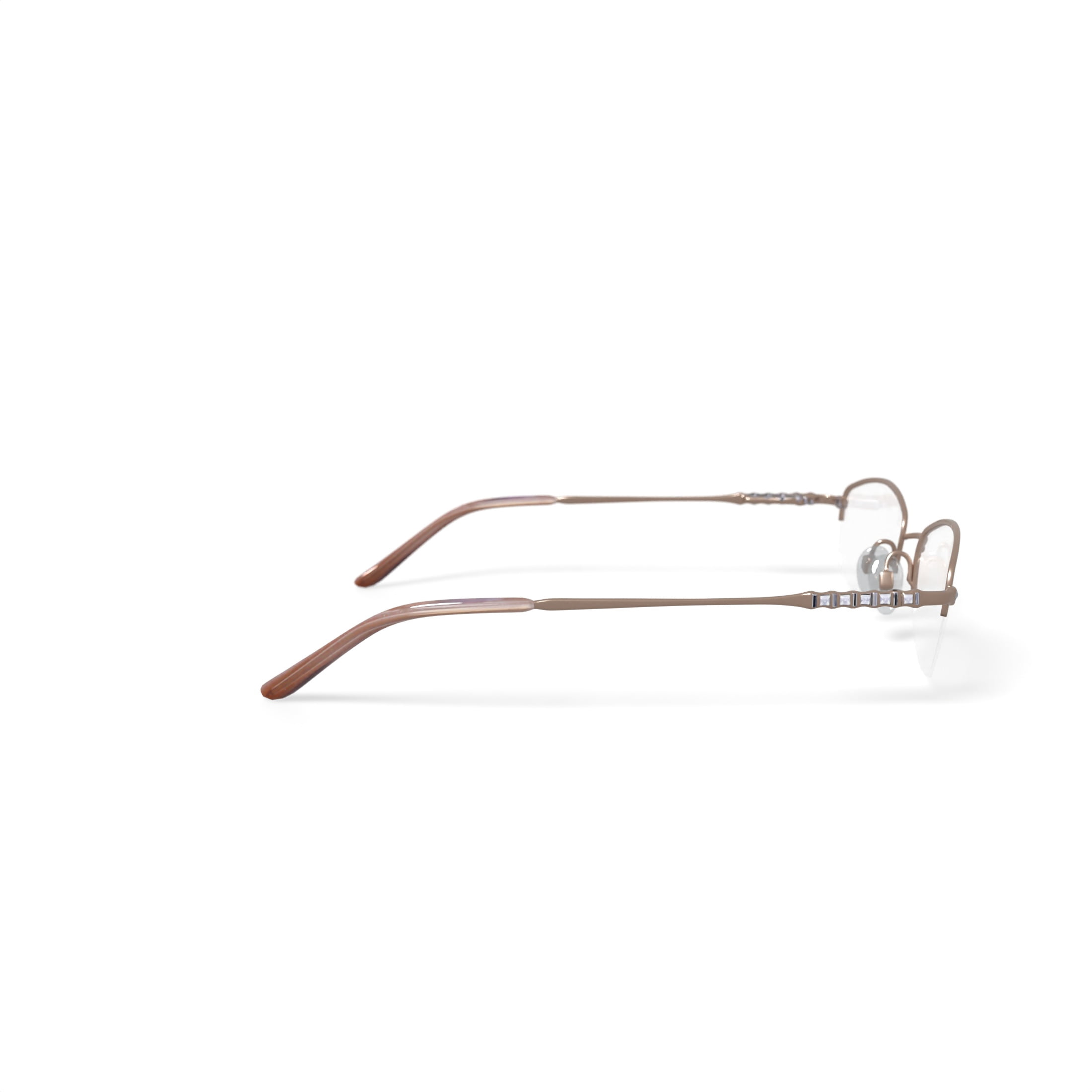 Sophia Loren Women's M163 Oval Prescription Eyeglasses with Case, Gold