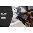 thumbnail image 4 of Probador de receptáculos Southwire 40022S 120 V AC, negro, 4 of 7