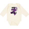 thumbnail image 3 of Inktastic I Wear Purple for Myself Cystic Fibrosis Awareness Boys or Girls Long Sleeve Baby Bodysuit, 3 of 5