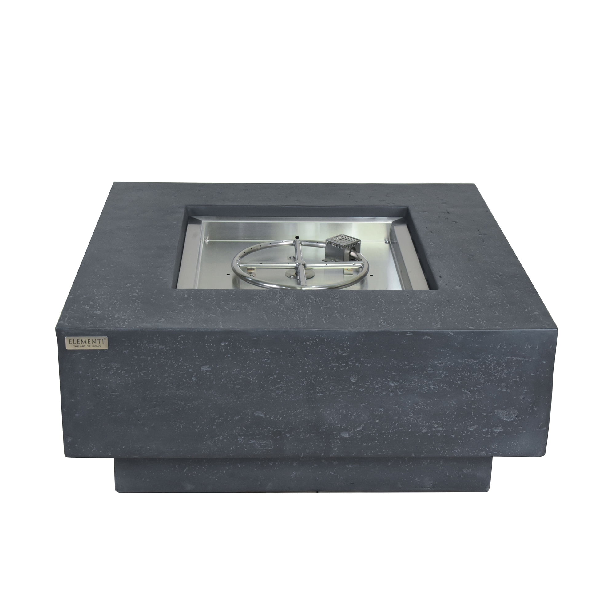 Elementi Manhattan Concrete Outdoor 45,000 BTU Natural Gas Fire Table
