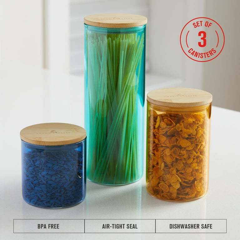 Wholesale Spice Candy Coffee Food Storage Containers Bamboo Lid
