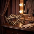 thumbnail image 4 of Leopard Print Masquerade Mask for Women 7 Inch Half Face Halloween Mask for Masquerade Party Mardi Gras Accessory for Stage Performance Photo Booth Prop, 1 Pack, 4 of 4