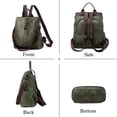 thumbnail image 6 of SPEKSEE PU Leather Backpack Purse for Women, Convertible Anti‑theft Travel Backpack, Large Capacity Casual Daypack, Multi‑Pocket Shoulder Bag with Headphone Hole for Work Travel Daily Use, 6 of 7