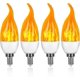 thumbnail image 1 of E14 LED Light Bulb, 3W LED Flame Light Bulb with 3 Light Modes, 1800K Retro Decorative Lamp with Flame Effect for Restaurant Cafe Bar Incandescent Bul, 1 of 5
