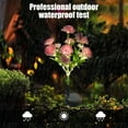 thumbnail image 5 of Solar Flower Lights Outdoor Solar Flowers Garden Decorative Lights Led Landscapes Stake Lights Auto On/Off Bright Up To 8 Hrs, 5 of 7