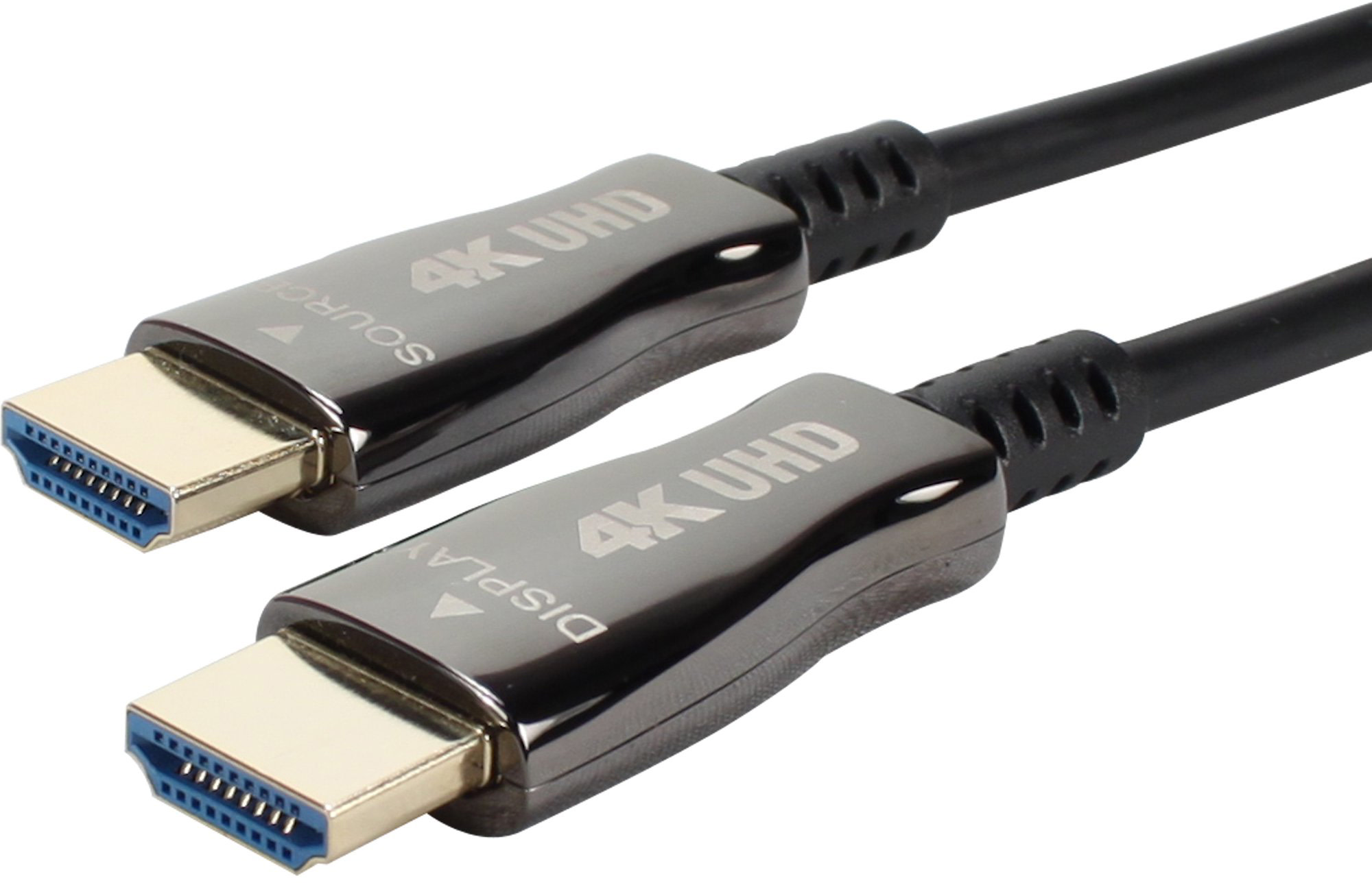 QVS 32.8' Male HDMI to Male HDMI Cable, 18Gbps with Ethernet High Speed