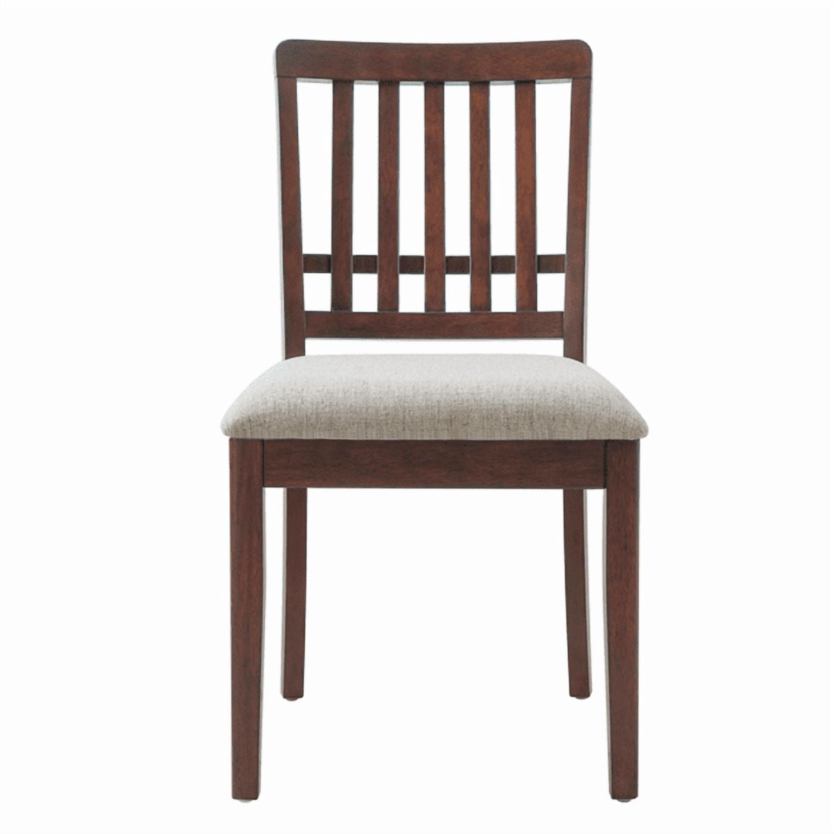 Modern Scandinavian Dining Chairs, Curved Wood Backrest with Gray Fabric Seat, Finish for Dining Room and Apartment