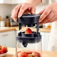 thumbnail image 4 of Outdor Fruit Grape Slicing Handheld Cutter For Small Produce Multipurpose Kitchen Gadget With Stainless Steel Quickly Halve Cherry Tomatoes Olives Berries Easy Prep For And, 4 of 5