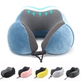 thumbnail image 2 of Nueva Moda Memoria De Algodón En Forma De U Almohada Cuello Coche Reposacabezas Cojín Para Oficina Siesta Descanso Columna Cervical Avión Magnético De Viaje huangjie unisex, 2 of 2