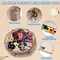 thumbnail image 5 of Mesh Beach Tote - Extra Large Beach Bag with 11 Pockets Foldable Tote Bag Women Oversized Pool Bag Travel Essentials, 5 of 7