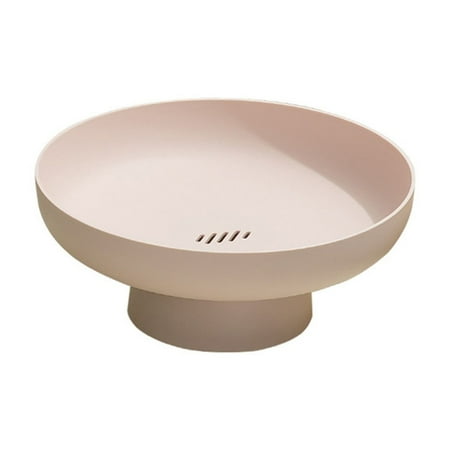 

uyhgjm Living Room Fruit Plate Household Multifunctional Drainable Fruit Basket Snack Candy Plate Xiaoya Plate