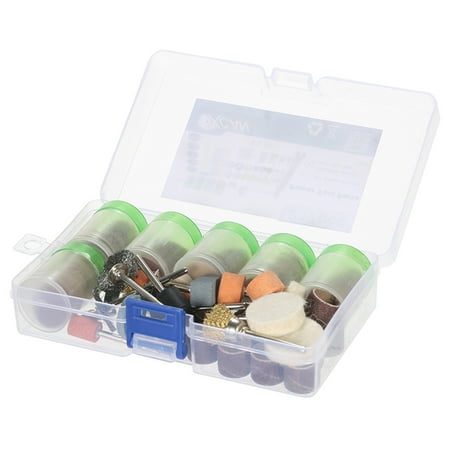 

Romacci 217pcs 1/8 Shank Rotary Tool Accessories Set Sanding Grinding Brushing Polishing Bits Accessory Kit with Storage Box for Grinder