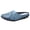 Blue, variant on Fusalide Slip-On Shoes for Womens - Comfortable Breathable Hollowed out Beach Slippers with Rubber Outsole - Casual Faux Leather Clogs for Women Black