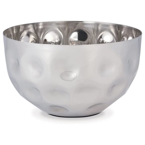 Cuisinox bol para servir ensaladas de acero inoxidable martillado, 8"