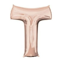 Burton & Burton 32" Letter T Rose Gold Balloon