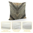 thumbnail image 4 of YINGXI  Farmhouse Barn Wood Brown Beige Grey Caramel Decorative Pillow Covers Cozy Soft Throw Pillowcase Square Couch Cushion Cover for Home Decor Sofa Living Room Bed Car 12x12in, 4 of 5