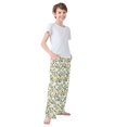 thumbnail image 3 of FORMRS Kids Pajama Pants with Pockets Size 6-8Y Boys Lounge Sleep Bottoms, Autumn Greenery, 3 of 8