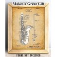 thumbnail image 5 of Saxophone Art - 11x14 Unframed Patent Print - Great Gift for Saxophone Players or Fans of Jazz or Blues Music, 5 of 6