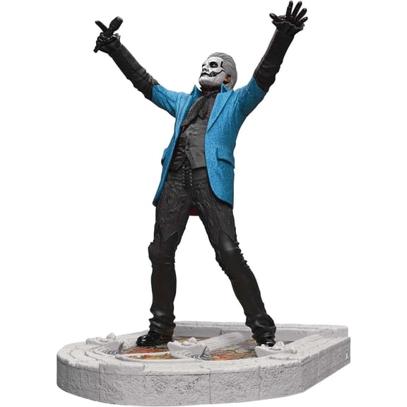 Knucklebonz Rock Iconz Papa Emeritus IV Statue Figure [Blue]