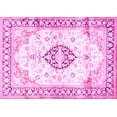 thumbnail image 1 of Ahgly Company Indoor Rectangle Medallion Pink Traditional Area Rugs, 7' x 9', 1 of 4