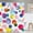Colorfulcircles, variant on Watercolor Polka Dot Circles Shower Curtain, Kids Shower Curtain Set with 12 Hooks, Waterproof Washable Decor Bathroom Shower Curtain, 72 x 72 inches