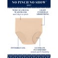 thumbnail image 5 of Vanity Fair Lingerie Women's No Pinch No Show Seamless Brief Underwear, 3-Pack, 5 of 6