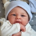 thumbnail image 4 of Reborn Baby Doll Zero Pam, bebé prematuro de silicona, 43 cm, realista, 4 of 5