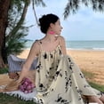 thumbnail image 2 of Raffia Hoop Earrings for Women Girls Fun Boho Summer Beach Earrings Lightweight Handmade Straw Wicker Rattan Dangle Earrings Statement Geometric Round Drop Earrings, 2 of 5