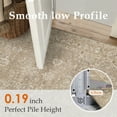 thumbnail image 7 of BERTHMEER 9'x12' Area Rugs for Living Room Dining Room Bedroom Office Farmhouse Traditional oriental Vintage Large Washable Non Slip Rugs Carpets,Light Brown, 7 of 7