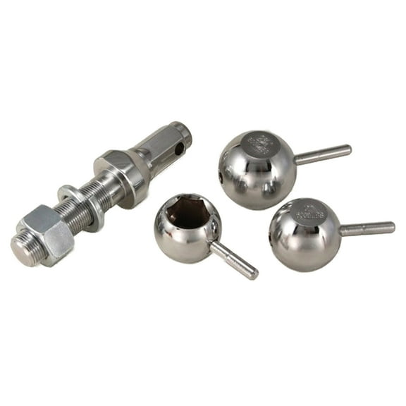 TRIMAX TMB335 Interchangeable Hitch Ball Set with 1-7/8", 2", and 2-5/16" Balls