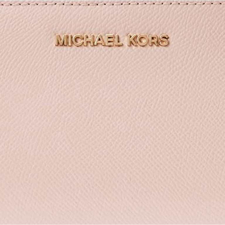 Michael Kors Jet Set Tavel Leather Continental Wallet - Soft Pink