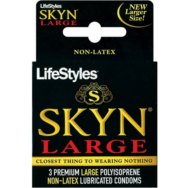 3 Pack - LifeStyles Skyn Large Non-Latex Condoms 3 ea ...