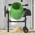thumbnail image 4 of TABU Electric Cement Mixer,5.5 Cu ft Freestanding Concrete Mixer with Wheels for Stucco/Seeds(Green), 4 of 8