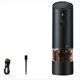 thumbnail image 1 of Molinillo de Pimienta Recargable por USB, Molinillo de Pimienta Eléctrico, Molinillo Doméstico de Sal Marina para Barbacoa Negro, 1 of 5