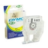 DYMO D2 Tape Cassette for Dymo Labelmakers 9000, 6000, PC-10, 1/2in x 32ft, White