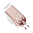 thumbnail image 3 of Christmas Table Runner Interesting Tabletop Decorations Exquisite Themed Desk Home Hotel Restaurant Xmas Tablecloth Dining Table Decoration, 3 of 7