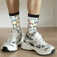 thumbnail image 6 of Bingfone Compression Socks for Women and Men Long Socks for Running Athletic Cycling Nurse- Cartoon Monster Trucks, 6 of 6