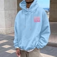 thumbnail image 3 of MHFRRA Sudaderas y Sudaderas para Hombre, Jersey Informal de Manga Larga con Estampado Delantero y Trasero para Uso Diario, Ajuste Relajado para Otoño E Invierno Azul claro, 3 of 5