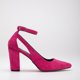 thumbnail image 1 of Colette - Tacones de bloque de ante rosa rosa 23 CM, 1 of 5