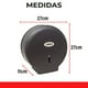 thumbnail image 2 of Despachador de papel higiénico URREA MINI NEGRO MATE para BAÑO ABS 35.3501.37, 2 of 4