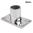 thumbnail image 1 of Yimiti Stainless Steel 22/25Mm Handrail Fittings 90° Rectangular Base Tube Pipe Base--25Mm, 1 of 9